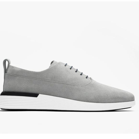 NEW Wolf & Shepherd Crossover Grey Suede  Longwing Lace Up Oxford main image 4